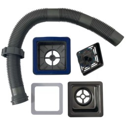 Cuba Gourmet Quadrada Aço Inox 60x40cm Black - Construinox